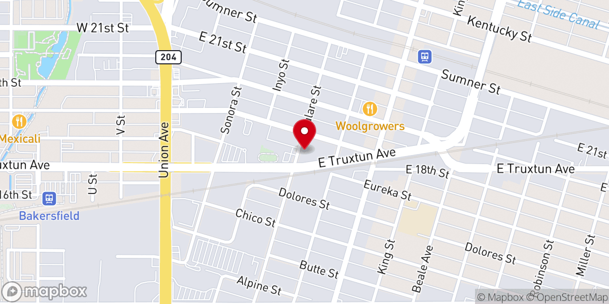 Map showing location of Willow Springs Church