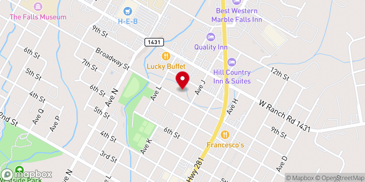 Map showing location of Iglesia Conexiones
