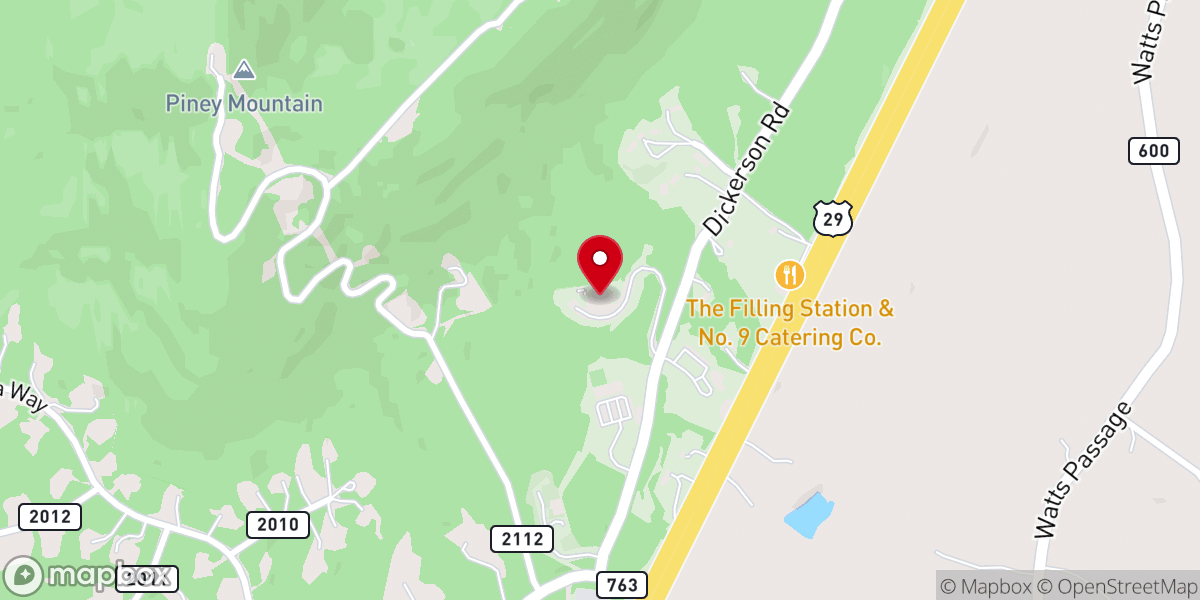 Map showing location of Grace Community Church