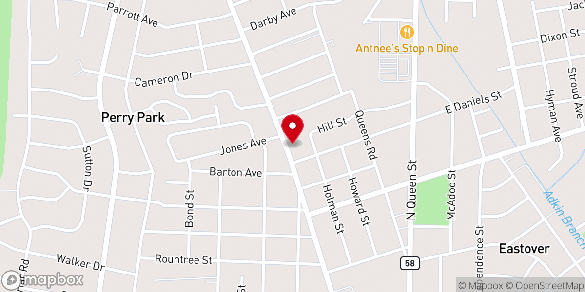 Map showing location of Judah Freewell Baptist Church Ministries