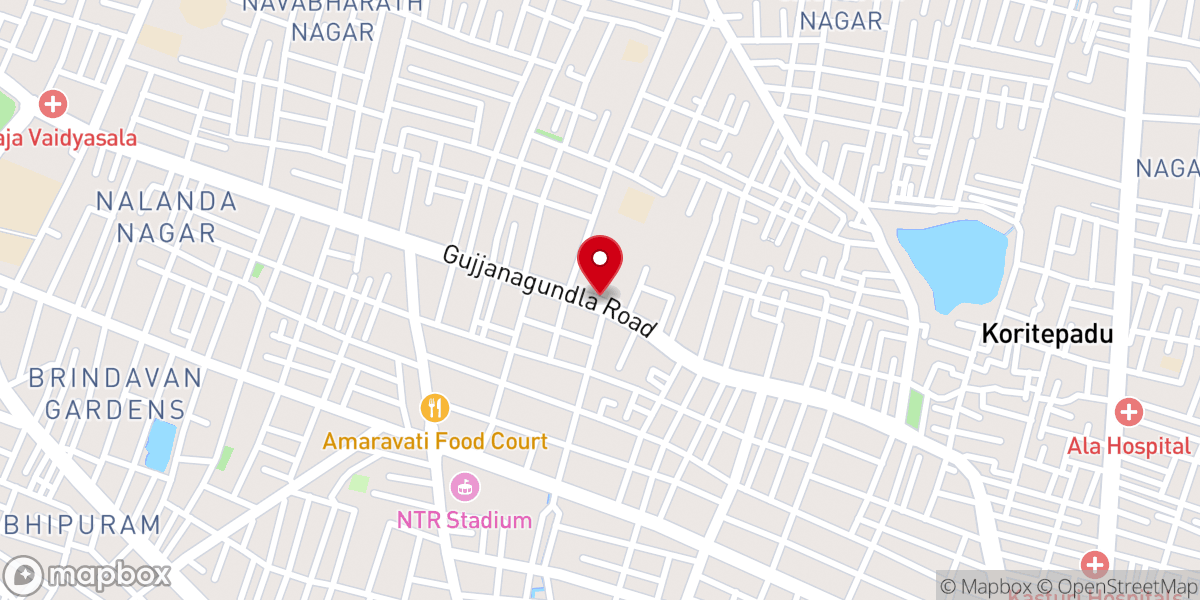 Map showing location of Bishop House