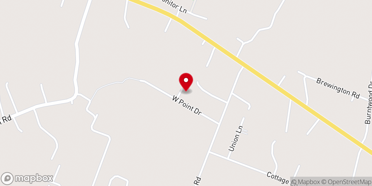 Map showing location of Freedom Temple Holiness Church