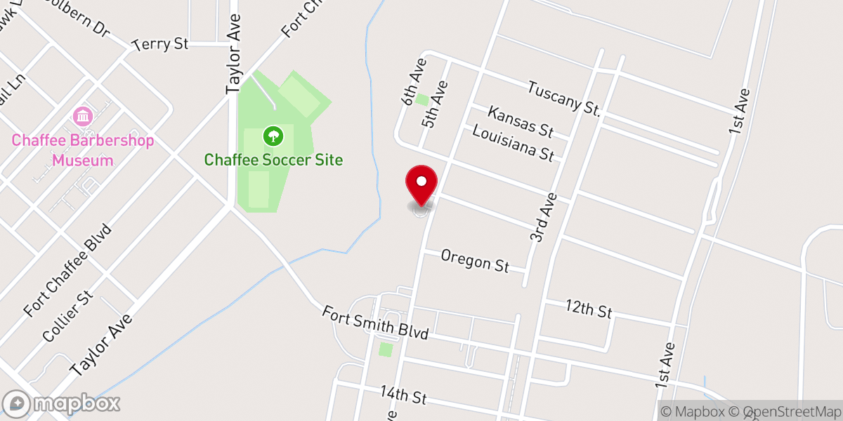 Map showing location of Ss George and Alexandra Orthodox Church