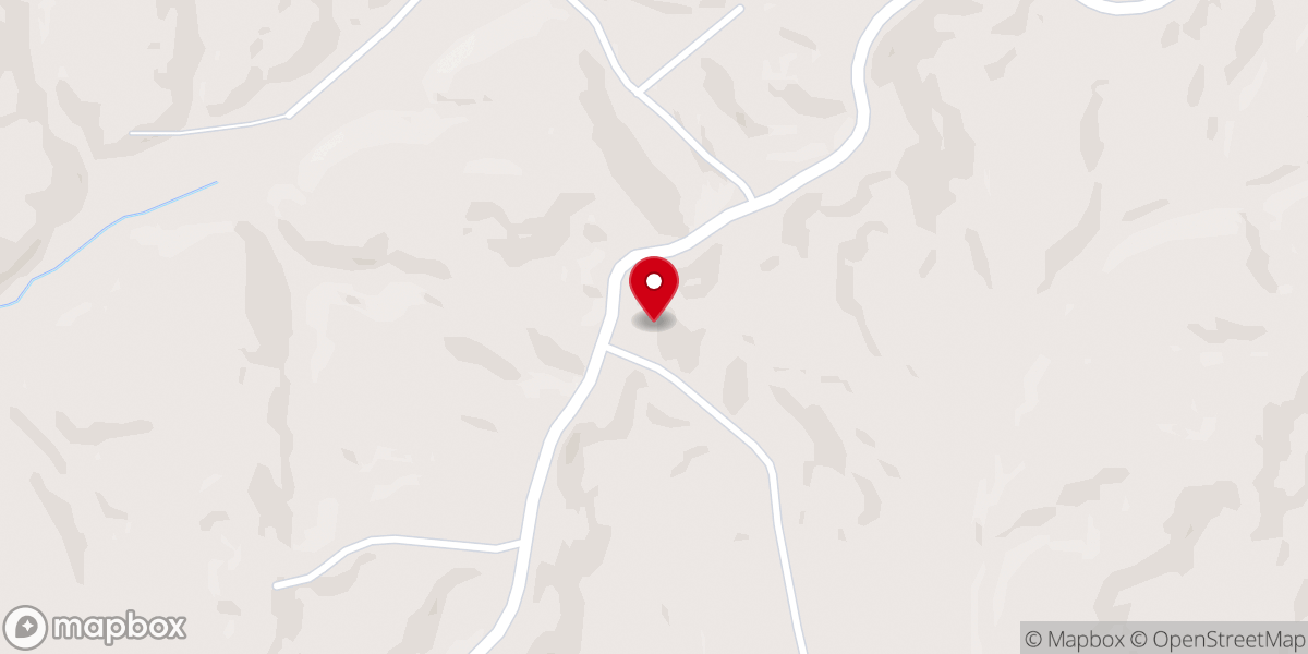 Map showing location of Pleasant Ridge Church