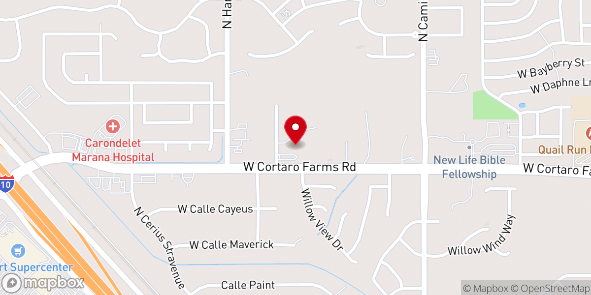 Map showing location of Desert Son Community Church
