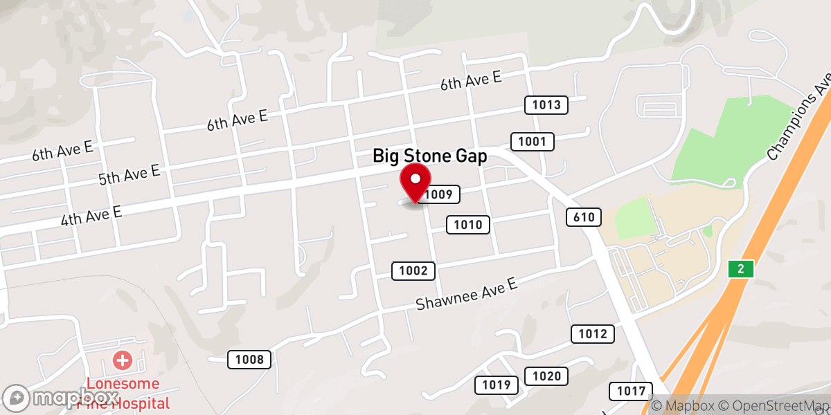 Map showing location of Cornerstone House of Prayer