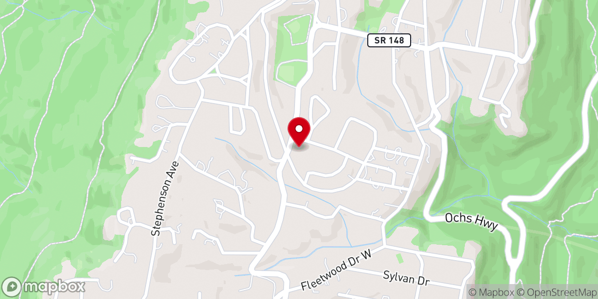 Map showing location of Christ Reformed Baptist Church