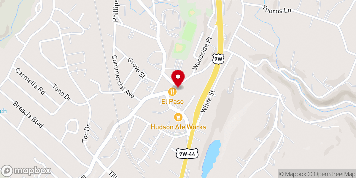 Map showing location of Calvary Chapel Highland Inc