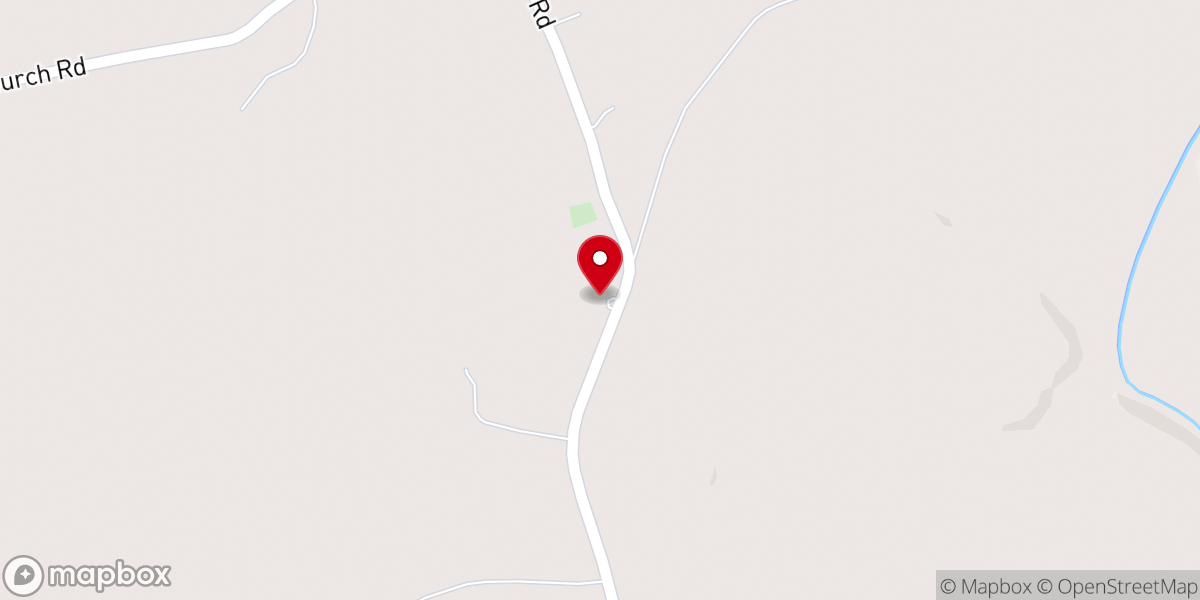 Map showing location of Riverside Baptist Church