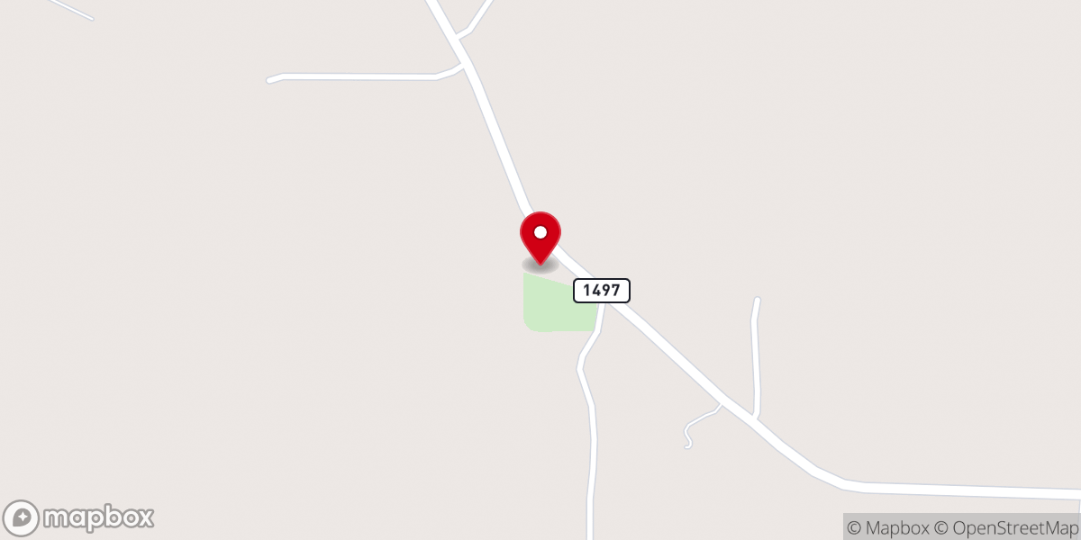 Map showing location of Rockford Church