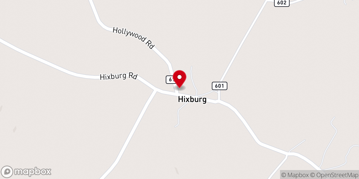 Map showing location of Walkers Church