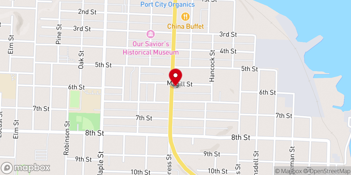 Map showing location of North American Lutheran Church