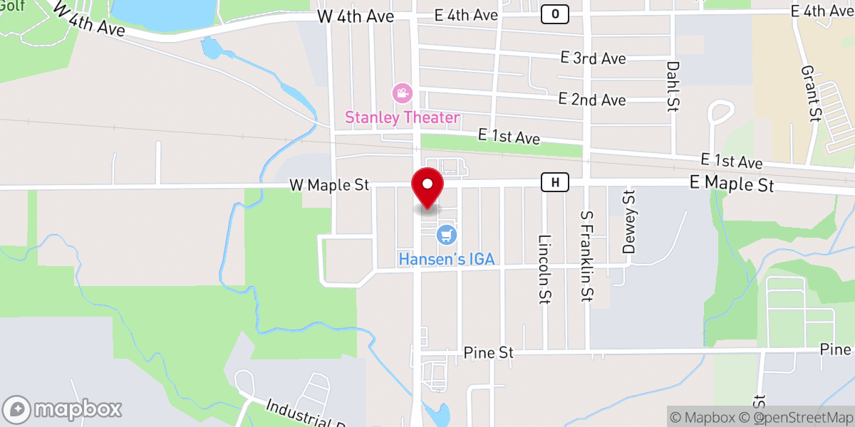 Map showing location of Calvary Covenant Tabernacle