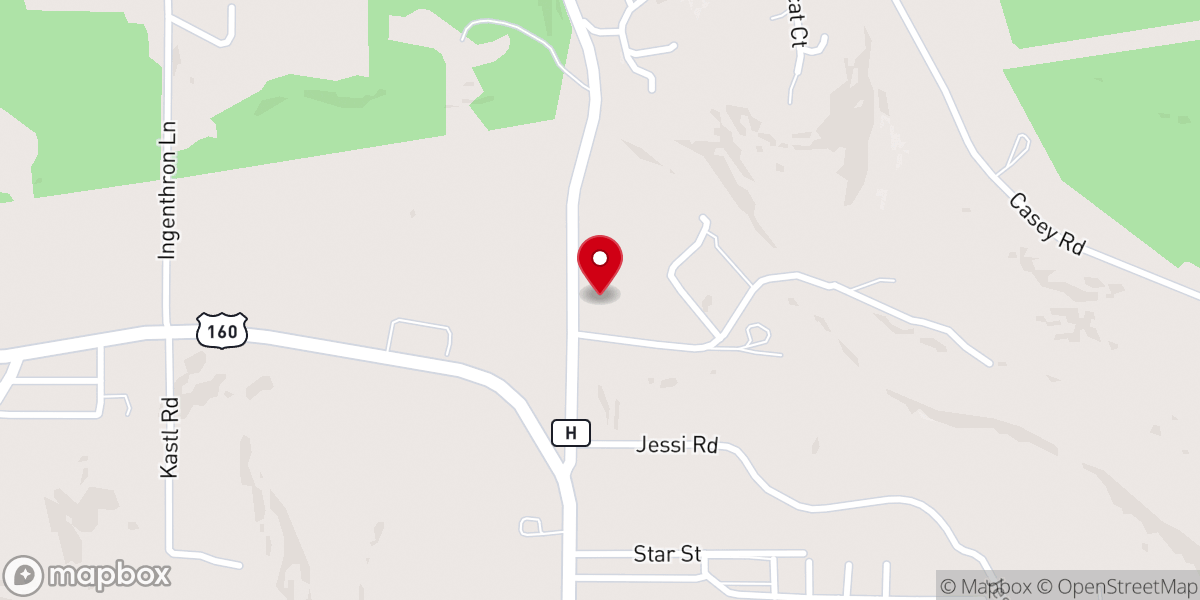 Map showing location of Venue at Shadow Rock
