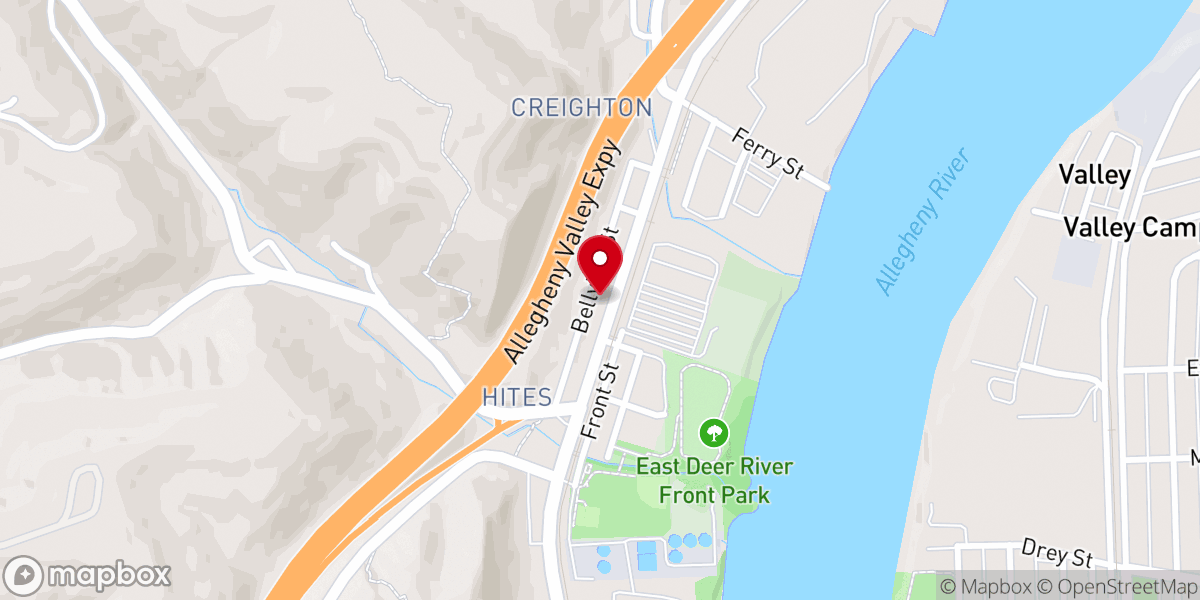 Map showing location of Janes United Methodist Church