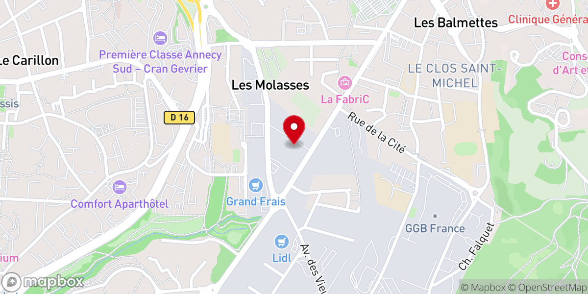 Map showing location of Mosquée Salem