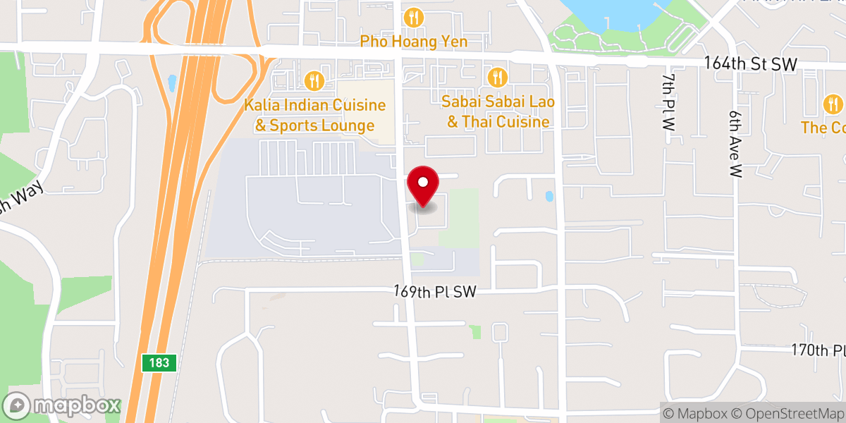 Map showing location of Christ the Rock Fellowship