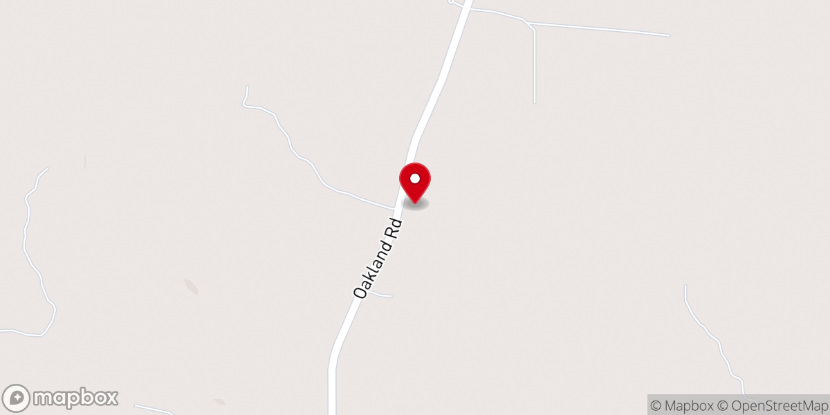Map showing location of Wayland Baptist Church