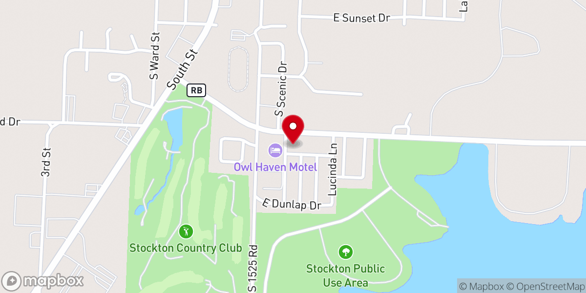 Map showing location of Light House Christian Center