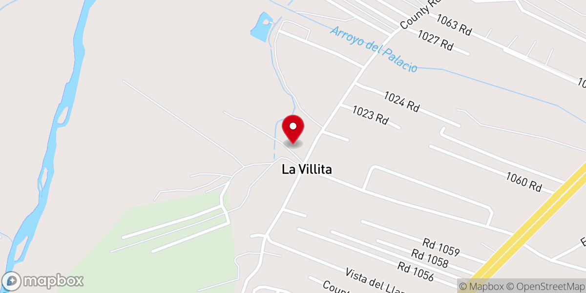 Map showing location of La Villita Church