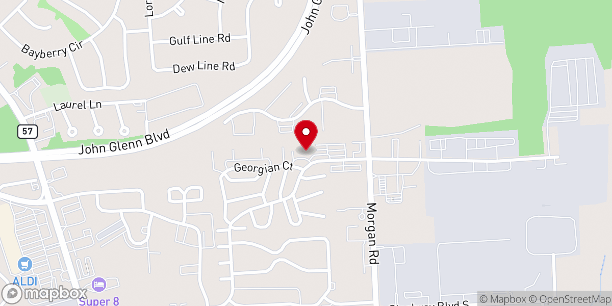 Map showing location of Calvary Chapel of Syracuse