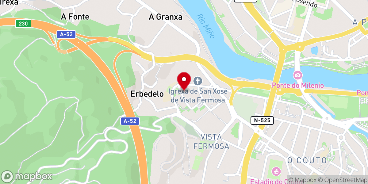 Map showing location of Iglesia Evangelica Asamblea De Dios
