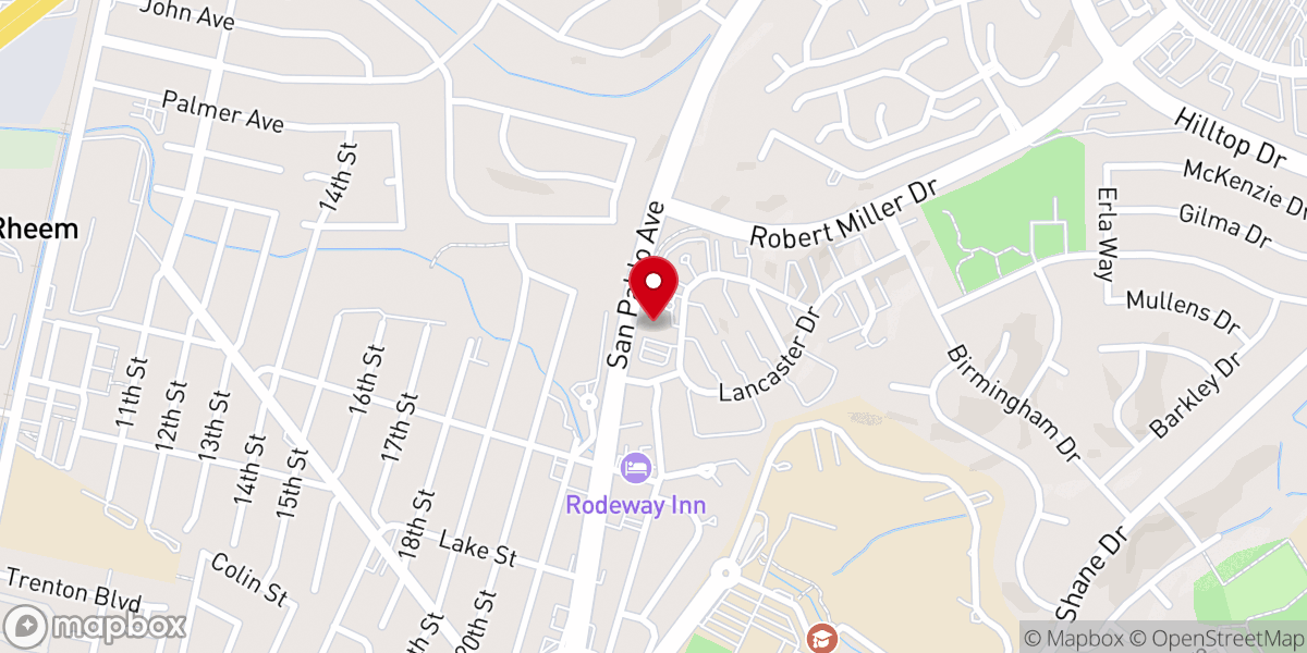 Map showing location of Iu Mien Friendship Baptist Church