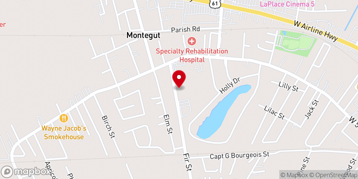 Map showing location of St Joan of Arc Convent
