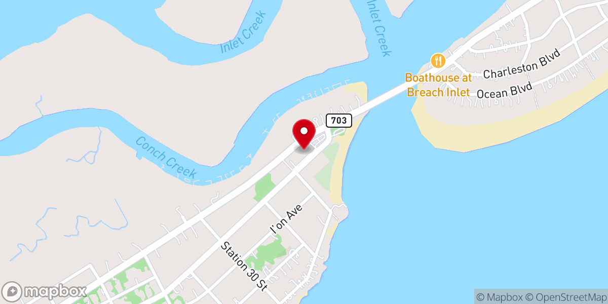 Map showing location of Sunrise Church