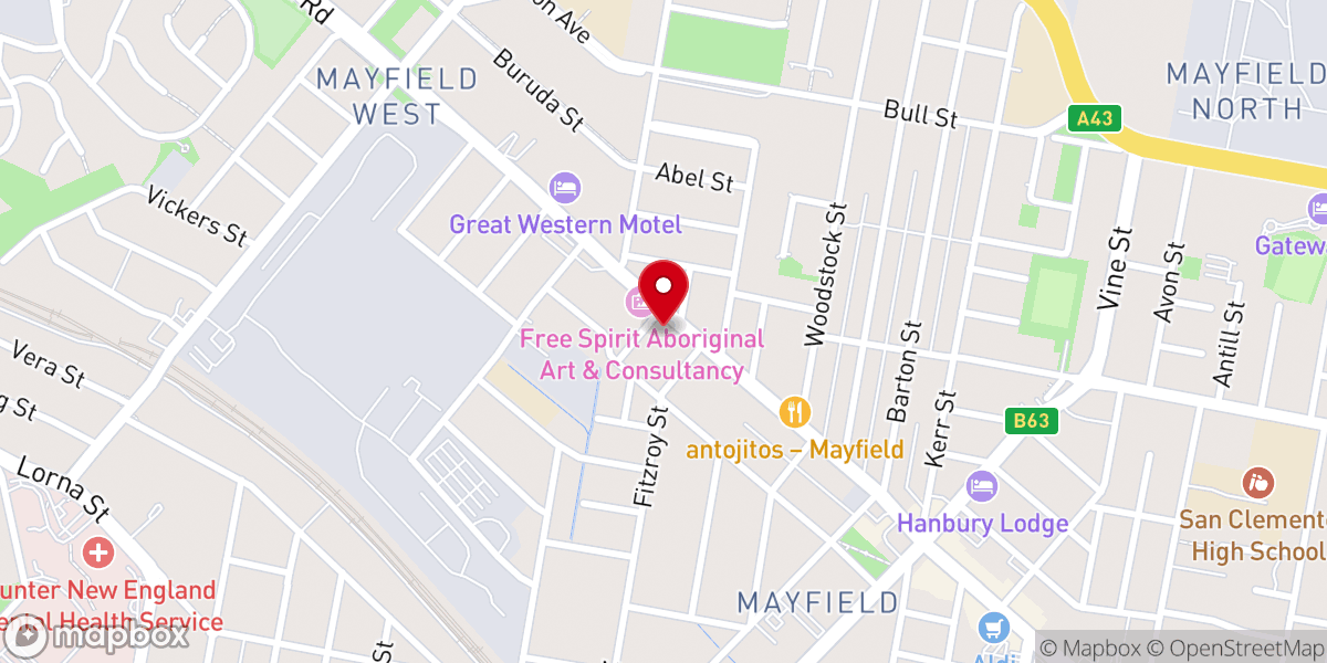 Map showing location of Christ the King Mayfield West Church