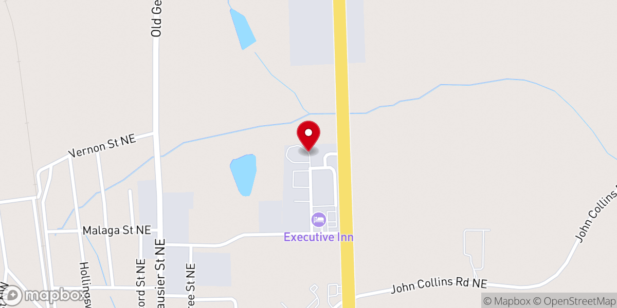 Map showing location of Pelham Police Department