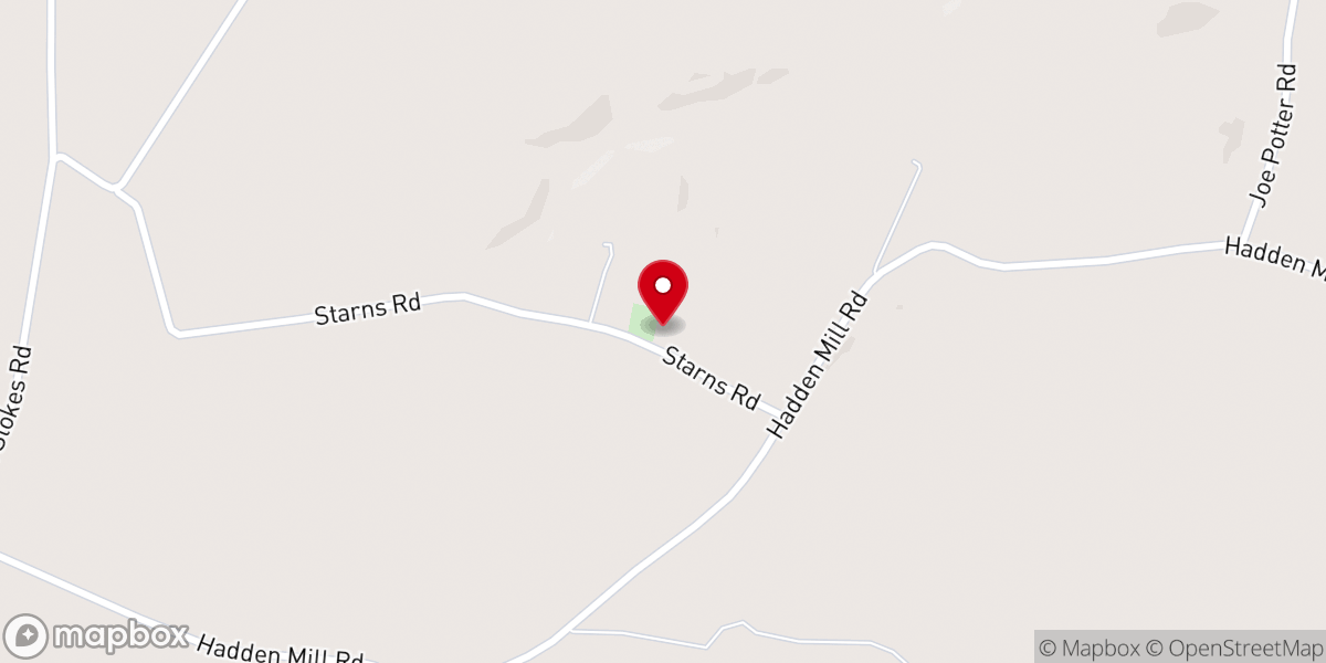 Map showing location of Providence Church