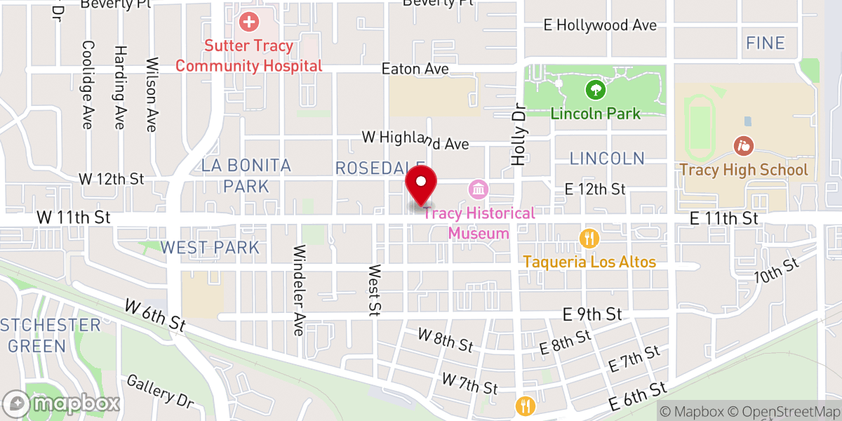 Map showing location of Mountain Hope Community Worship Center