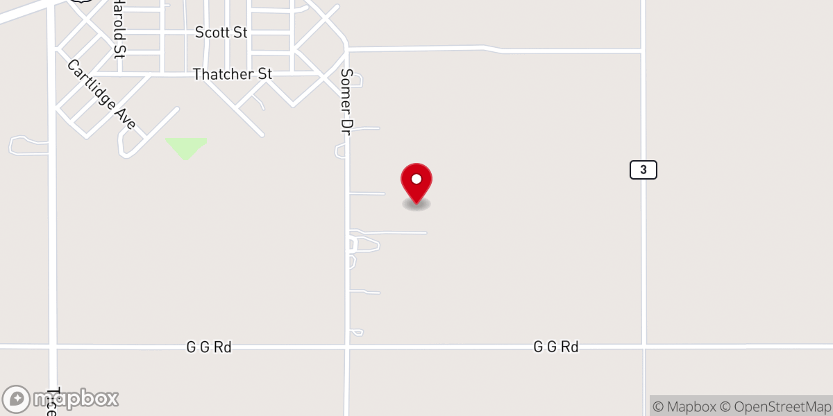 Map showing location of Mennonite Evangelical Church