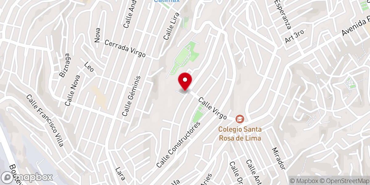Map showing location of Iglesia Cristiana Evangélica (Ministerio Nueva Esperanza Viva)