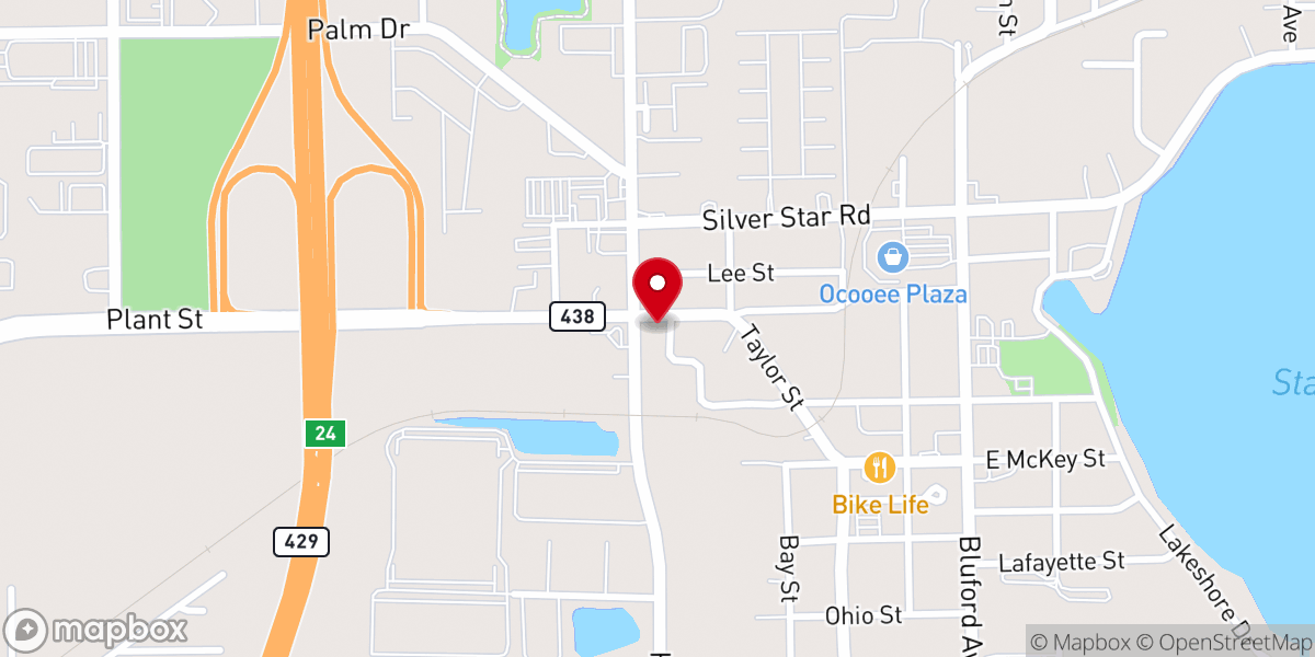 Map showing location of Orlando House of Prayer