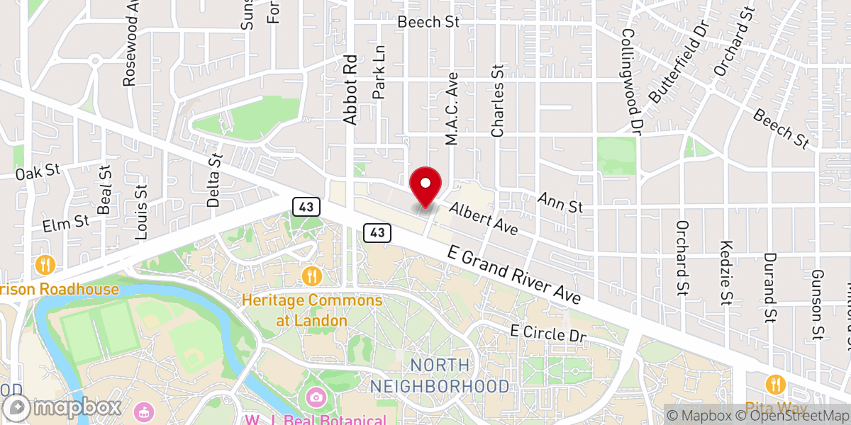 Map showing location of St. Augustine of Canterbury