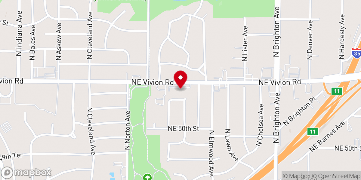 Map showing location of Elope In Kansas City