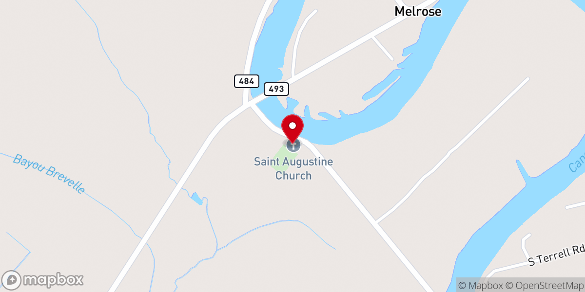 Map showing location of Saint Ann Catholic Church