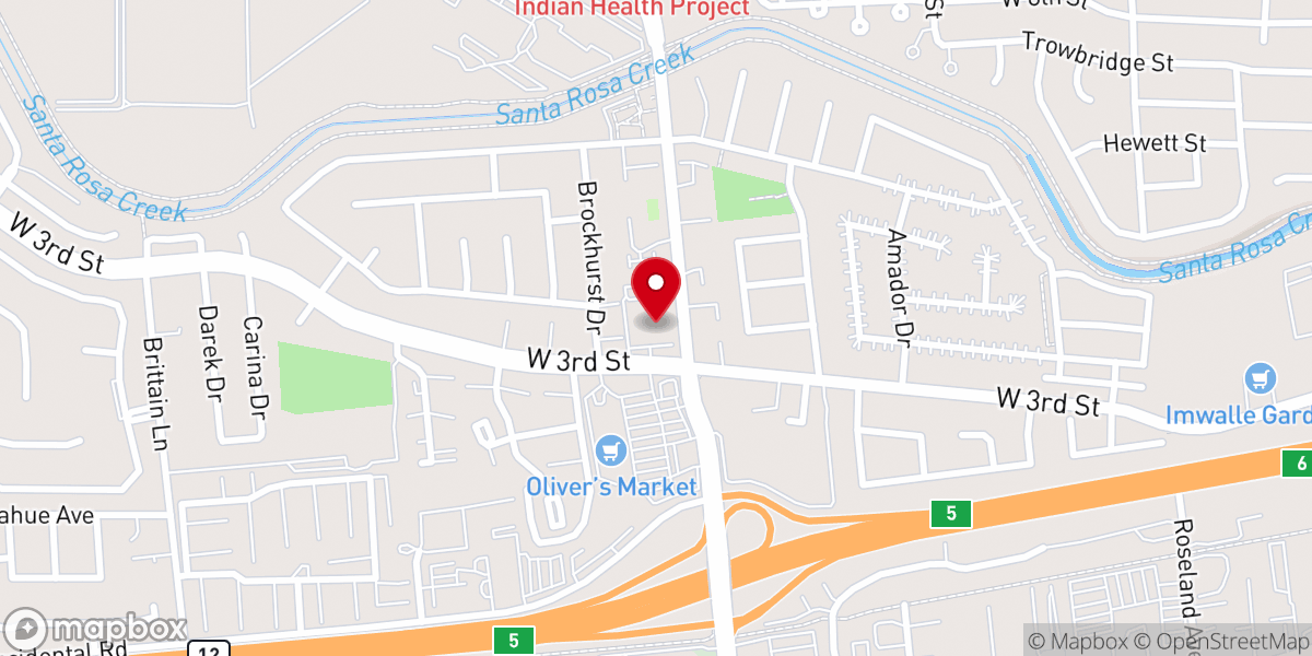 Map showing location of Resurrection Roman Catholic Parish