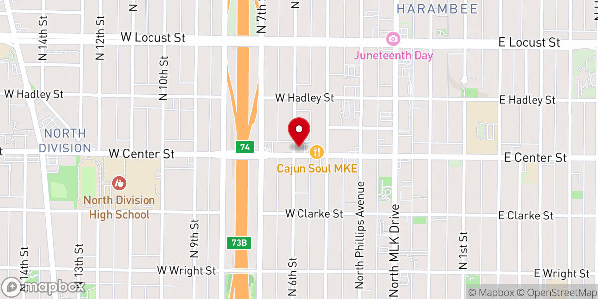 Map showing location of Mt Horeb Baptist Church
