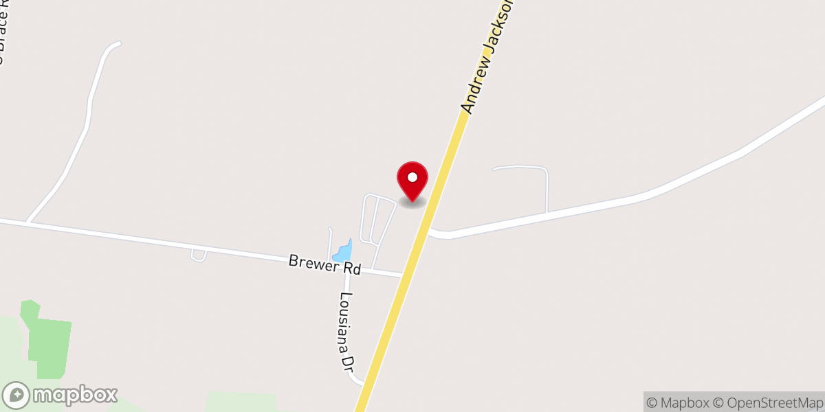 Map showing location of Amish Country Mall