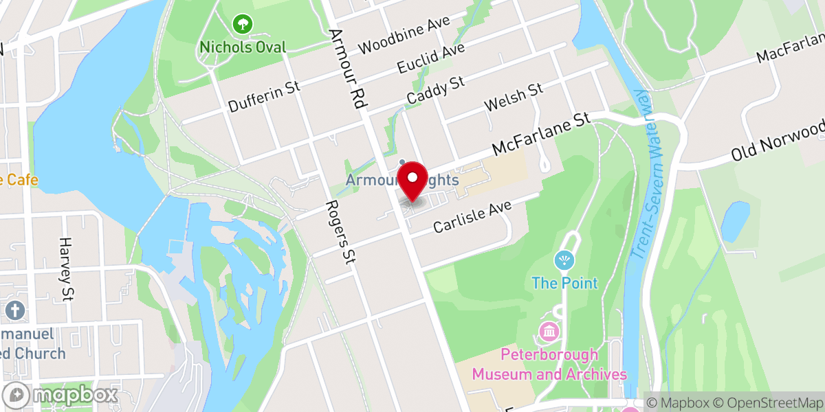 Map showing location of St Luke's Anglican Church