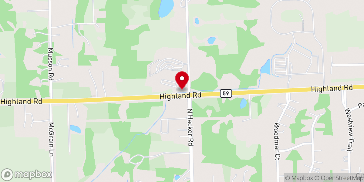 Map showing location of St John Catholic Church