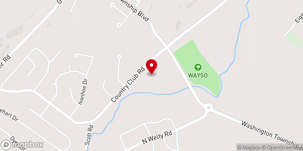 Map showing location of Good News Camp