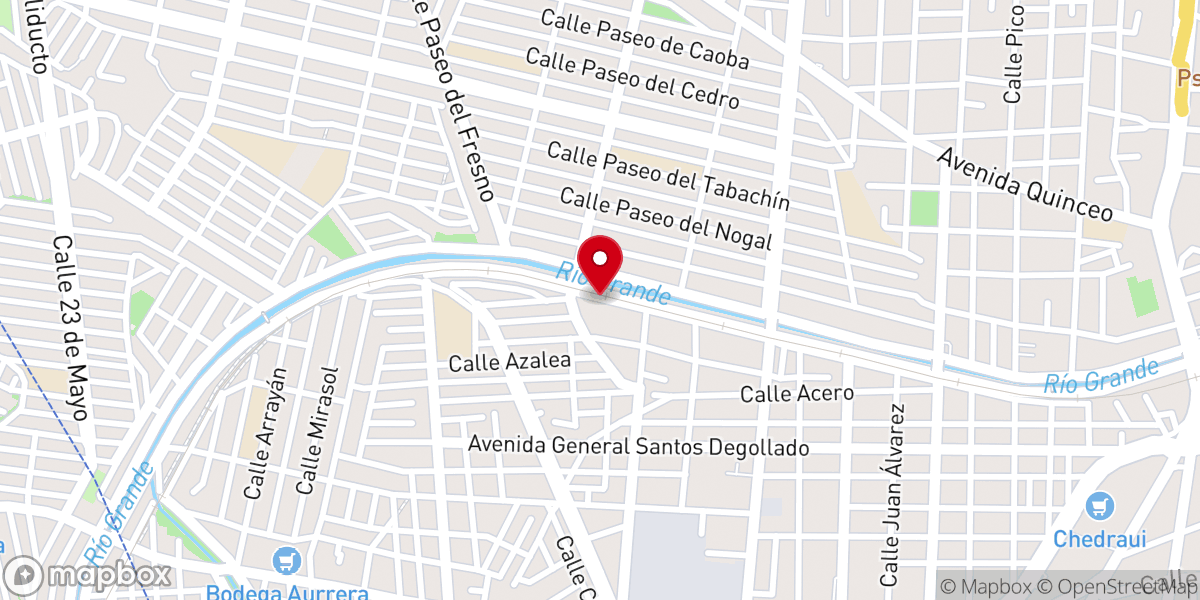 Map showing location of Iglesia Cristiana El Amor Del Padre