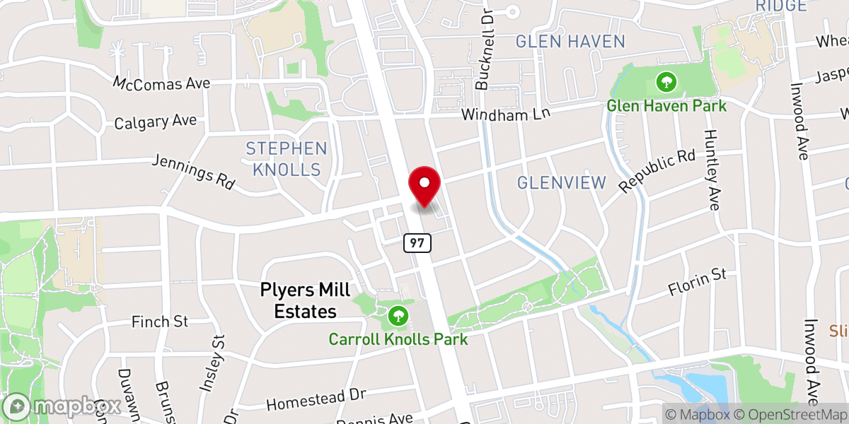 Map showing location of Church of the Atonement