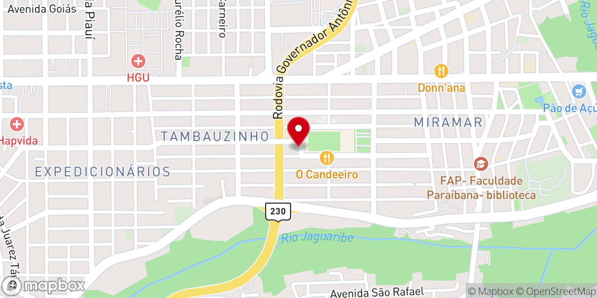Map showing location of Santuário de Nossa Senhora da Imaculada Conceição