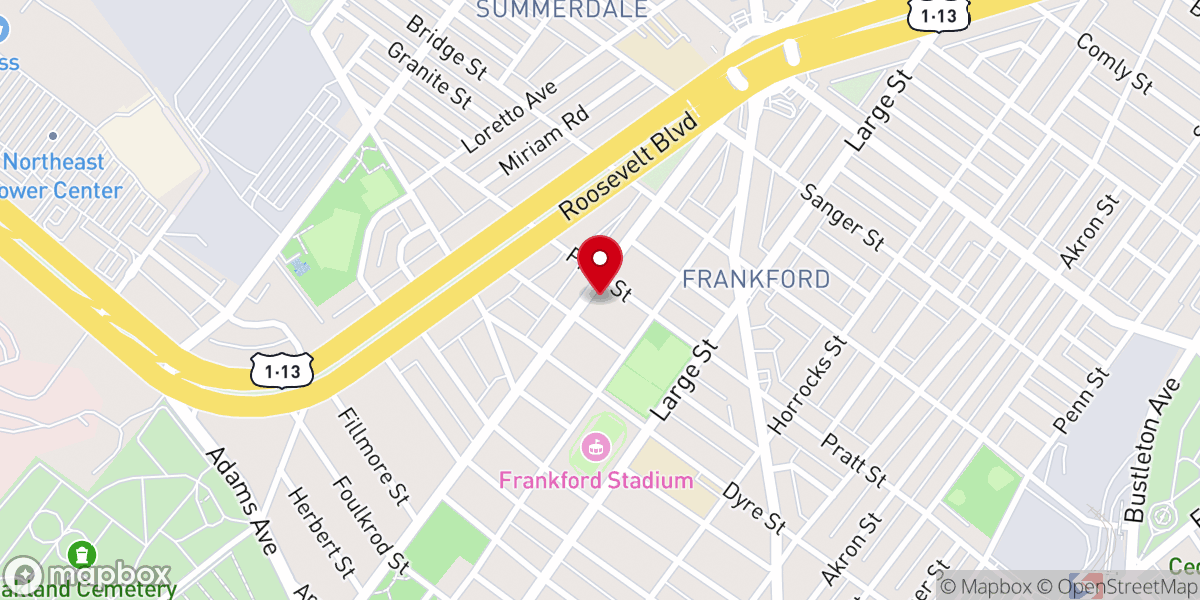 Map showing location of St James Christian Church a Full Gospel Ministry