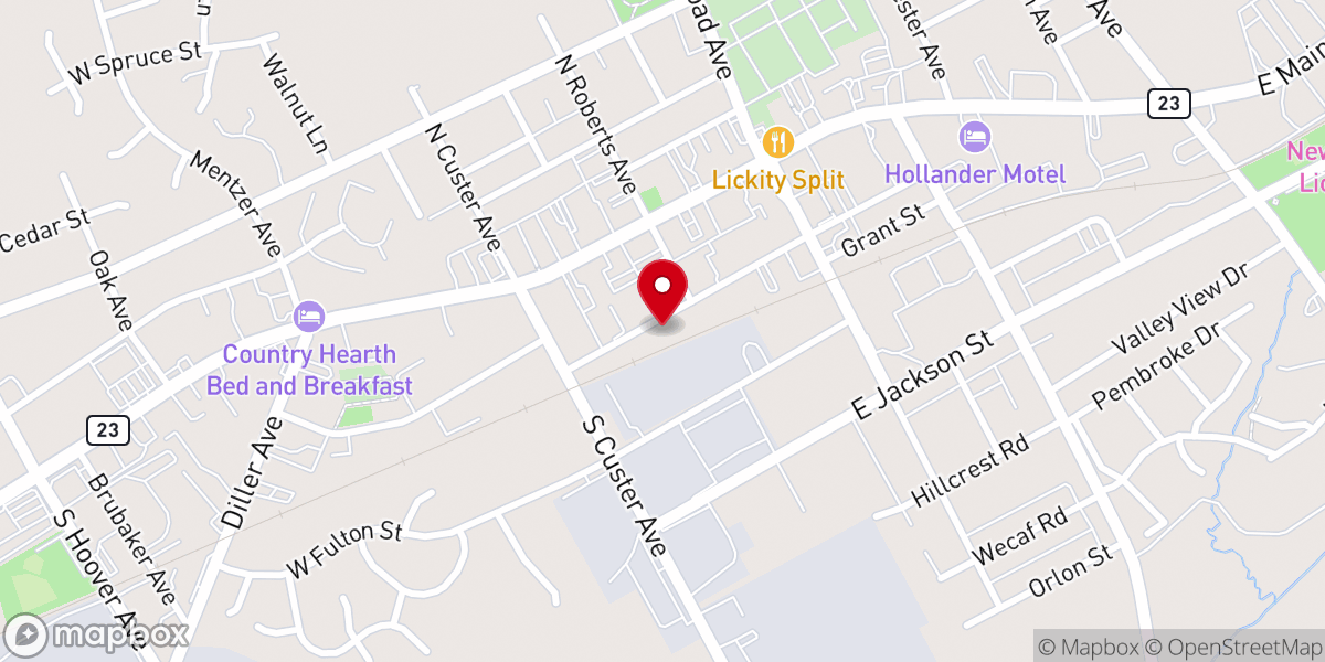 Map showing location of CrossNet Ministries